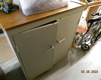 metal storage cabinet