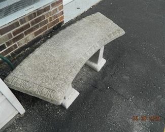cement bench