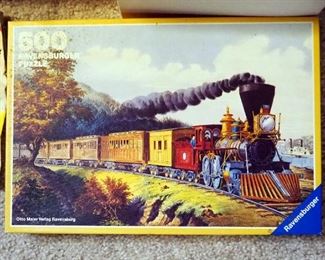 Marklin HO Electric Train Set With Engine, Caboose Tracks, Power Switches And More