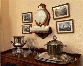 LOTS OF SILVER PLATED PIECES