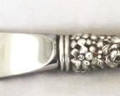 35 - Steiff Repousse Sterling Handle 7" Knife 

