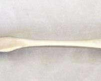 36 - Antique Coin Silver Spoon - 7"  long

