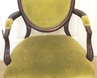 65 - Victorian Cameo Back Arm Chair - 39 x 24 x 20
