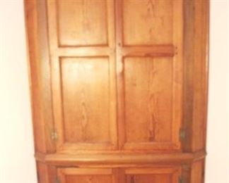 67 - Period Southern Corner Cupboard, blind door 89 x 40 x 20
