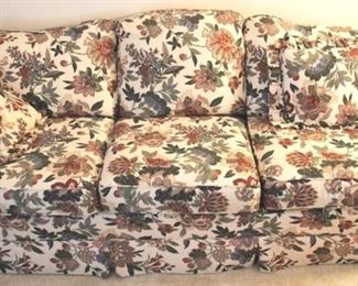 73 - Cochrane Floral Upholstered Sofa 33 x 76 x 32
