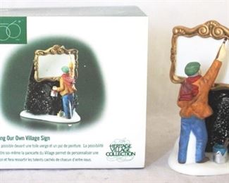78 - Dept 56 Painting our Own Village Sign In Box
