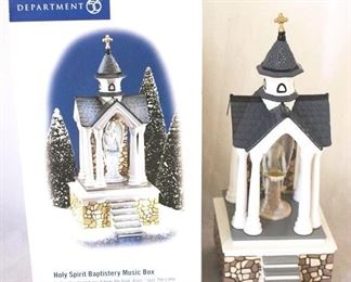 80 - Dept 56 Holy Spirit Baptisery In Box
