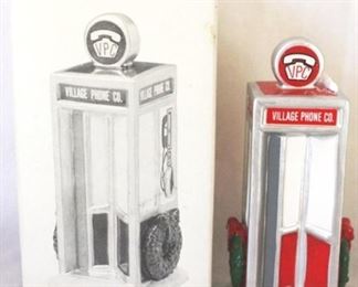 92 - Dept 56 Village Phone Booth In Box
