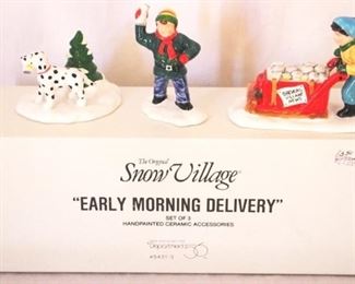 96 - Dept 56 Early Morning Delivery In box
