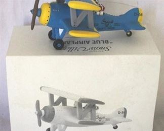101 - Dept 56 Blue Airplane in Box
