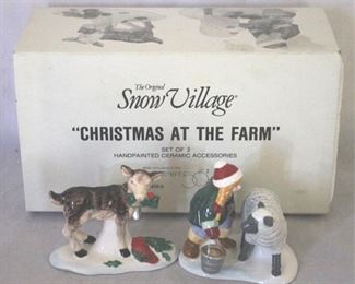 110 - Dept 56 Christmas At The Farm
