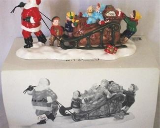 112 - Dept 56 Santa's Coming To Town 1996 In Box
