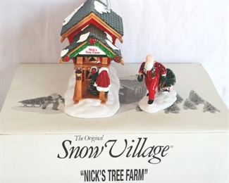 144 - Dept 56 Nick's Tree Farm in Box
