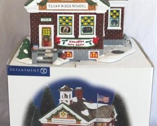 147 - Dept 56 Cedar Ridge School in Box
