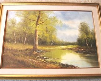 168 - Oil on Canvas-signed 32x44
