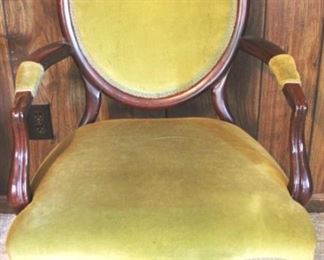 169 - Victorian carved Arm Chair 24x21x40
