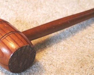 175 - 1940s Wood Gavel from White House 12 inches long
