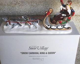 210 - Dept 56 Snow Carnival King and Queen In Box
