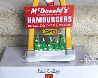 214 - Dept 56 McDonald's Light Up The Night Sign
