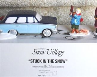215 - Dept 56 Stuck in the Snow in Box
