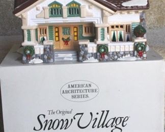 219 - Dept 56 Craftsman Style Cottage in box
