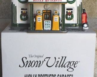 220 - Dept 56 Holly Brother's Garage in box
