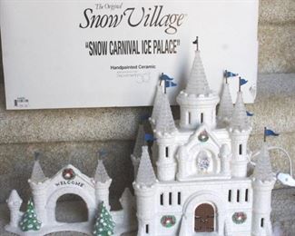 230 - Dept 56 Snow Carnival Ice Palace In Box
