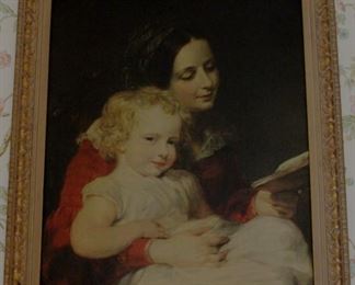 253 - Framed Print with light 351/2x291/2
