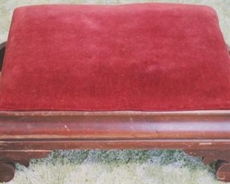 254 - Vintage Empire Footstool 23x14x9
