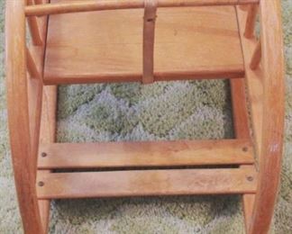 307 - Vintage Child's Rocker 34x14.52x13.5
