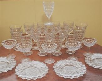 335 - 29 pc of Fostoria American Glass Items
