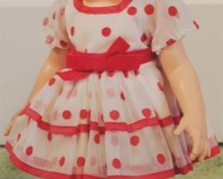 349 - Vintage Shirley Temple Doll with Stand 17 tall

