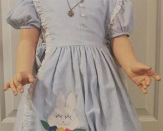 352 - Doll with Stand 36 tall
