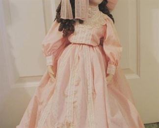 356 - Doll with Stand 28 tall
