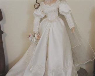 372 - Porcelain Doll 24.5 tall
