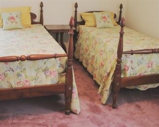 373 - Pair of Twin Size Beds Bedding not included
