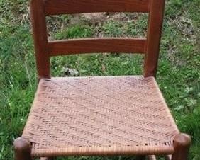 398 - Primitive chair - 34 x 15 x 14
