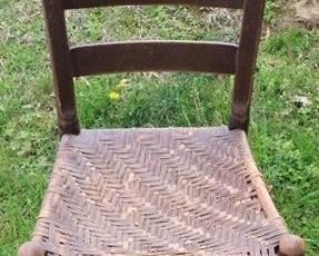 400 - Primitive chair - 35 x 15.5 x 14.5
