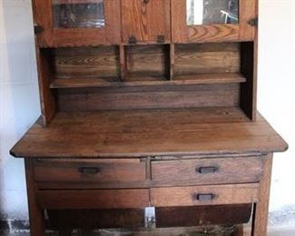 450 - Vintage baker's possum belly cupboard 64 x 44 x 22.5
