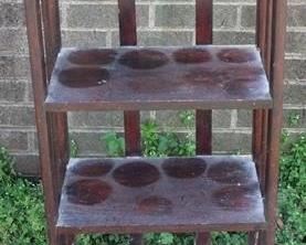 475 - Wood shelf - 34 x 16.5 x 9.5
