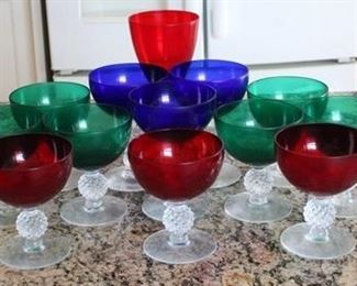 483 - Group Morganton stemware
