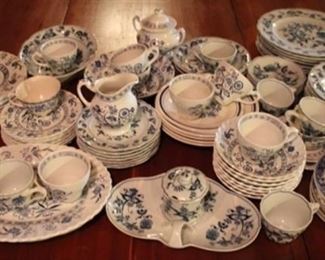 484 - 94 Piece group blue & white china
