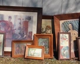 548 - Assorted frames & prints
