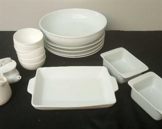 Assorted White Serving Dinnerware