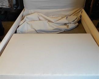 Cloth Covered Full Size Bed Frame