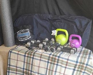 Fitness Lot with Eddie Bauer Picnicking Blanket