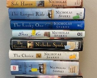 Various Nicholas Sparks Books