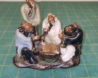 https://www.ebay.com/str/agesagoestatesales IR9135 Ceramic Four Men Sitting Around Playing a Board Game