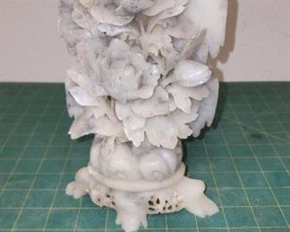 https://www.ebay.com/str/agesagoestatesales R9137 Chinese Soapstone Floral Decorative Statue