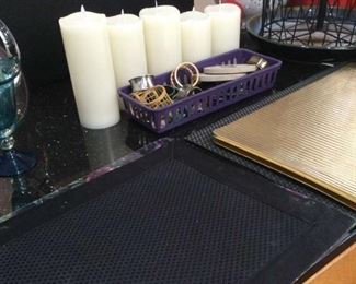 Place Mats And Electric Candles